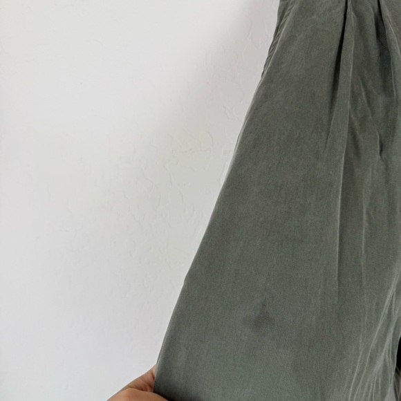 Reformation Mason Pant Color Army 100% Tencel - Picture 5 of 10